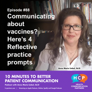 Communicating about vaccines? Here’s 4 reflective practice prompts