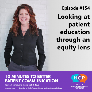 Looking at patient education through an equity lens