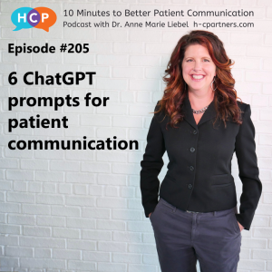 6 ChatGPT prompts for patient communication