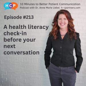 A health literacy check-in before your next conversation